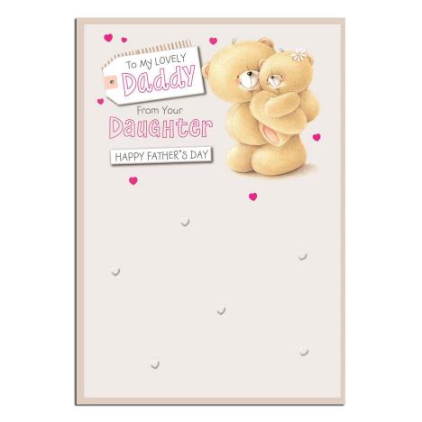Daddy From Daughter Forever Friends Fathers Day Card